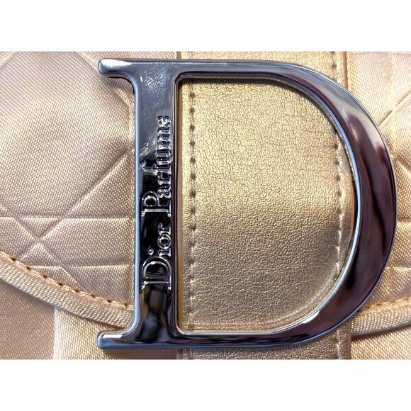 Dior Jadore Cosmetic Bag Only.  Satin Snap Clutch Bag Dior Logo Orig. box - READ - Picture 3 of 16
